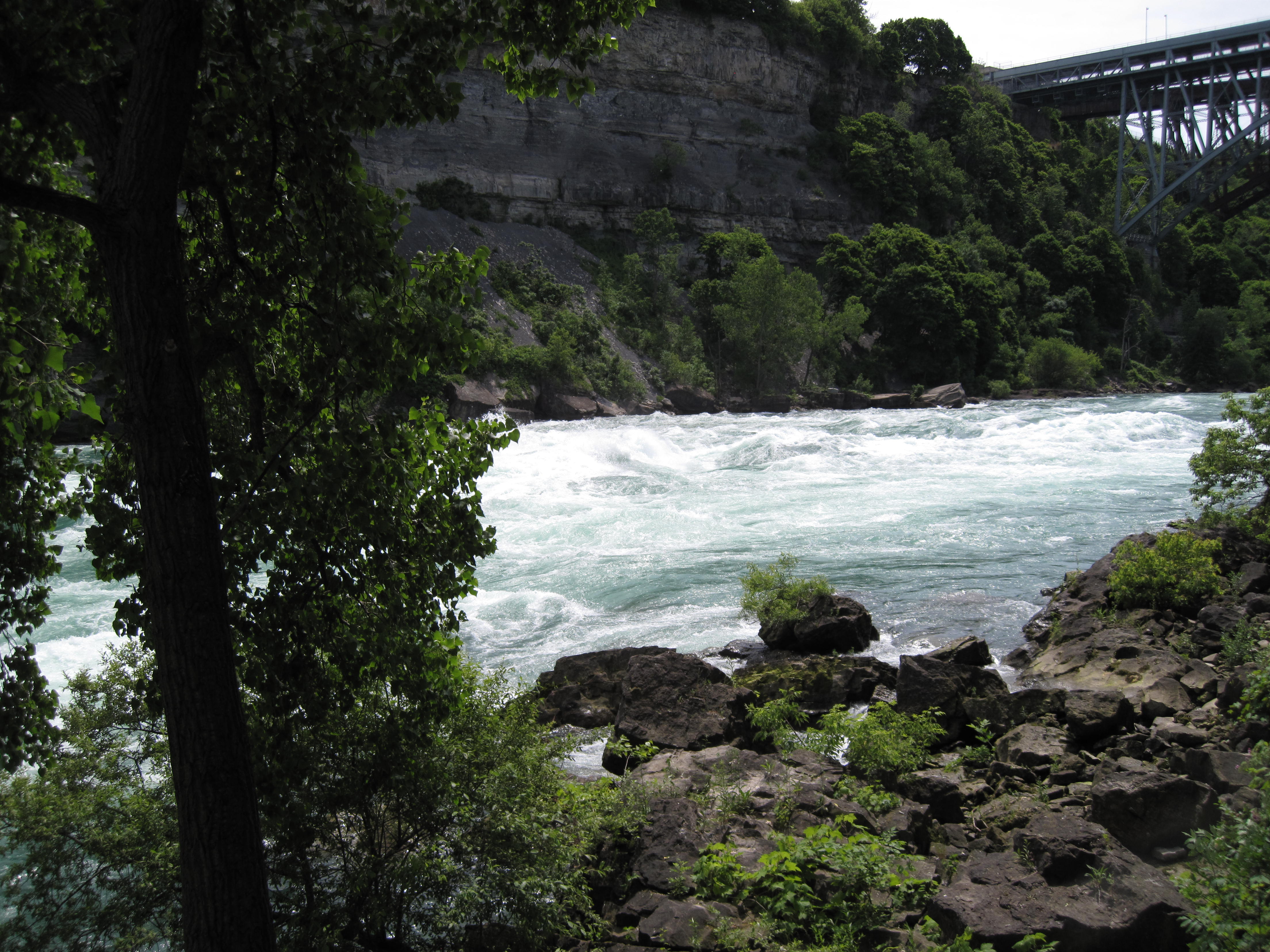 Niagara River downstream of Niagara Falls