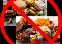 picture of many foods to avoid when reducing carbs