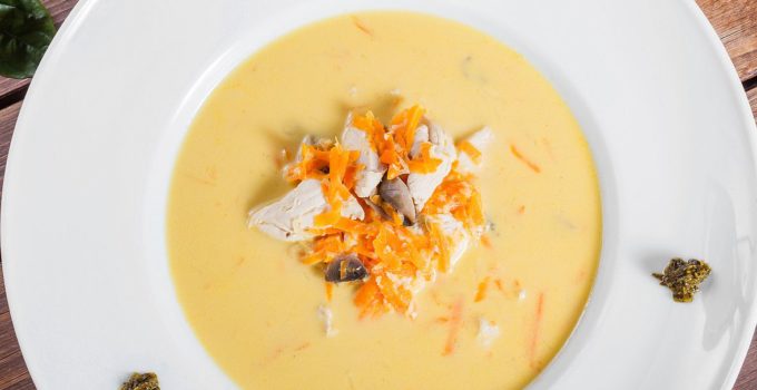 lower-carb cream of chicken soup